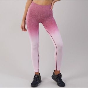 Gymshark pink ombré leggings